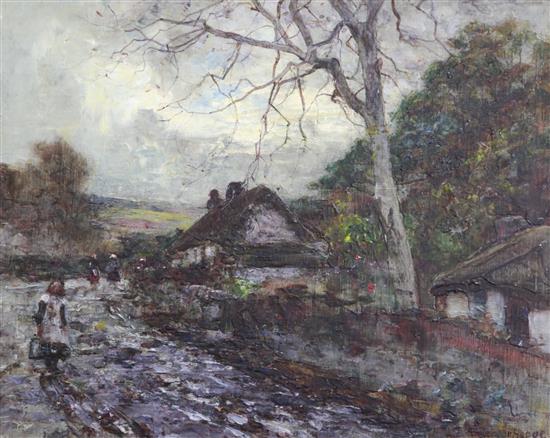 Joshua Anderson Hague (1850-1916) After the rain 16 x 20in.